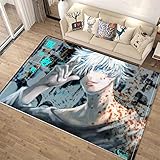 HoodieBBQ Anime Manga Jujutsu Kaisen Teppiche Wohnzimmer Couchtisch Matte Computer Kissen Schlafzimmer Nachttisch Bedruckte Teppich 60X90CM-A_40x60