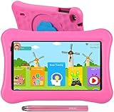 AWOW 10.1' Zoll Kinder Tablet,2GB RAM 32GB ROM,COPPA Certified iWawa APP& Google Play Vorinstalliert, WiFi&Blutooth,Android 10 Tablet für Kinder mit Touchstift, kindgerechter Hülle R