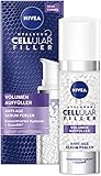 NIVEA Hyaluron Cellular Filler Anti-Age Serum Perlen (30 ml), Volumen auffüllendes Anti-Falten Serum, aufpolsterndes Gesichtsserum mit Hyaluronsäure und Kollag