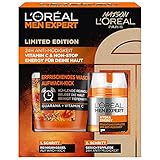 L'Oréal Paris Men Expert LA MAISON Gesichtspflege Weihnachts Geschenkset für Männer mit Hydra Energy 24h Tagespflege und tiefenreinigenden Waschg