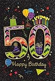 BSB Geburtstagskarte Geburtstagsgrüße Geburtstagswünsche zum 50. Geburtstag - Happy Birthday 528850-2 b