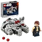 LEGO 75295 Star Wars Millennium Falcon Microfighter Spielzeug mit Han Solo Minifigur für 6-jährige Jungen und M