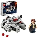 LEGO 75295 Star Wars Millennium Falcon Microfighter Spielzeug mit Han Solo Minifigur für 6-jährige Jungen und M