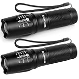 Taschenlampe, BINWO Tragbarer Zoombar Superhelle 2500 XM-L2 Lumen CREE LED Taschenlampe, 5 Modis Einstellbar, Wasserdicht Taktische Taschenlampen für Outdoor Sports & Geschenke, Garantie für 2 J