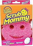 Scrub Mommy Kratzfreier doppelseitiger Scheuerschwamm, Pink