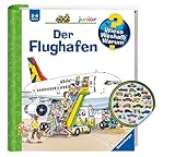 Buchspielbox Wieso? Weshalb? Warum? junior: Der Flughafen (Band 3) + Kinder-Fahrzeug-Sticker | ab 2 J