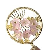 7 Chakra Quartz Natural Stone Tree of Life pendulum Flowers Pendant Necklace for Women Healing Crystal Necklaces Pendants-01