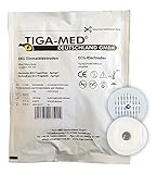 EKG Elektroden mit Festgel/Solidgel 43 mm 100 Stück Einmalelektroden Einmal- Klebe- Elektroden Typ: Tiga-Med Profi Qualität!