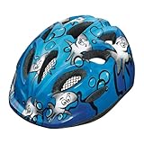 ABUS Unisex - Kinder Fahrradhelm Smiley, sharky ocean, 50-55 cm, 48028-7