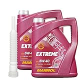 2 x5l, MANNOL EXTREME 5W-40 MOTORÖL 229.5 + Ausgieß