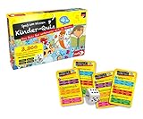 Noris 606013595 Kinder-Quiz – Quizspiel mit 3300 Fragen und Wahlmöglichkeiten, für 1 - 6 Spieler, ideal für Zuhause oder auf Reisen, für Kinder ab 4 J