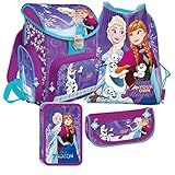 Frozen Eiskönigin Schulranzen Tornister Schulrucksack Schultasche Tasche Ranzen Rucksack Set 4 Teile Federmappe Turnb