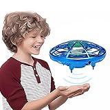 UFO Drohne, Mini Drohne Kinder Fliegendes Spielzeug Handgesteuerter Infrarot Induktions Fliegender Ball RC Drone mit Helle LED, UFO Mini Flugspielzeug Drohne Spielzeug Geschenke für Jungen M
