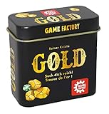 Game Factory 646252 Gold, Mini-Kartenspiel in handlicher Metalldose, ideal als Reisespiel oder Geschenk, für 2 bis 5 Sp