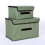 Tastak Aufbewahrungsbox, Multifunktions-Faltbare, Dicke, Nicht gewebte Aufbewahrungsbox unter dem Bett Aufbewahrungsboxen für Schlafzimmerbettwäsche 2-teiliges S