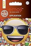 Emoji Applikation Sonnenbrille: Applikation zum Aufbüg
