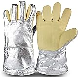 SDGDFGD Schweißerhandschuhe Arbeitshandschuhe Handschuhe aus Leder Forge Schweißen Handschuhe for Schweißen und solding Schutzschweiß G