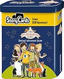 KOSMOS 680824 Story Cards - Die Schule der magischen Tiere: Dreimal schwarzer Kater, spannendes Kartenspiel für Kinder ab 8 Jahre, Rätsel, in Metalldose zum Mitnehmen, Mitbringsel, kleines Geschenk