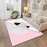 Kinder Zimmer Rosa Kinderzimmer Teppich Junge Modernes kreatives geometrisches Mädchen Schlafzimmer warme Salon dekorativer großer Teppich Teppich für kinderzimmer 80X120