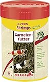 sera Shrimps Nature 100 ml (55 g) - Garnelenfutter mit Spirulina und Erlenzapfen, für Garnelen sowie Axolotl & Frosch F
