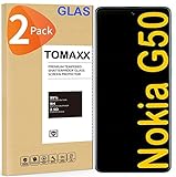 tomaxx Nokia G50 5G Panzerglas&Hartglas 9H [2 Stück] Glas Displayschutzfolie kompatibel mit Nokia G50 Smartp
