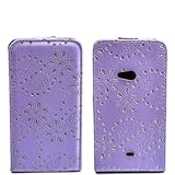 numerva kompatibel mit Nokia Lumia 625 Handytasche Glitzer Schutzhülle Nokia Lumia 625 Hülle L