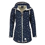 Dry Fashion Damen Softshell-Mantel 'Keitum', Größe:46, Farbe:navy