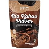 Bio Kakao Pulver 1 kg (1000g) Monte Nativo – Premium Rohkakaopulver – zuckerarm - nährstoffreich und fein gemahlen - stark entölt – aus kontrolliert biologischem Anbau - frei von Z