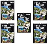 Bastelkalender 2022 DIN A4 Fotokalender Kreativkalender DIY Bildkalender zum Selber gestalten 5 Stück S