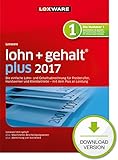 Lexware lohn+gehalt 2017 plus-Version PC Download (Jahreslizenz) / Einfache Lohn- & Gehaltsabrechnungs-Software für Freiberufler, Handwerker & Kleinbetriebe / Kompatibel mit Windows 7 oder ak