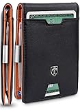 TRAVANDO Geldbeutel Männer mit Geldklammer Lisbon Geldbörse Kartenetui Slim Portemonnaie Geldtasche Wallet Portmonaise Herren klein RFID Kreditkartenetui Portmonee Brieftasche Kartenp