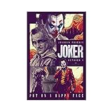 The Legendary Movie Joker Joaquin Rafael Phoenix 4 Leinwand-Poster Schlafzimmer Dekor Sport Landschaft Büro Zimmer Dekor Geschenk 30 × 45 cm Unframe style1