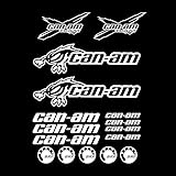 car Sticker Deckenkratzer for Canam Team Renegade Outlander Aufkleber Quad ATV 16.Teile Auto Styling Sonnencreme wasserdicht (Color : 2, Size : 38cmx29.9cm)