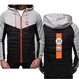 Water Cloud Herren Hoodie Sweatshirts für Gulf Pullover Full Zip up Casual Pullover Jacke Cardigan Kapuze mit Reiß