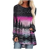 NP Frauen Berg T-Shirts Wald Langarm Shirts Herbst weibliche Kleidung, Schwarz , XXXXL