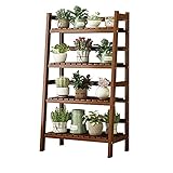 WYBF blumenetagere Holz,Mehrstöckig drauBen Innen DekorPflanzenständer,korrosionsbeständigemBlumenständer,110cmx50