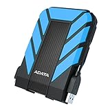 ADATA HD710 Pro - 2 TB, externe Festplatte mit USB 3.2 Gen.1, IP68-Schutzklasse, blau, langlebig, wasserdicht und staubdicht mit militärischer Zähigkeit in mehrschichtigen Festp