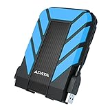 ADATA HD710 Pro - 1 TB, externe Festplatte mit USB 3.2 Gen.1, IP68-Schutzklasse, blau, langlebig, wasserdicht und staubdicht mit militärischer Zähigkeit in mehrschichtigen Festp