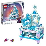 LEGO 41168 Disney Frozen Die Eiskönigin 2 Elsas Schmuckkästchen für Kinder ab 6 Jahre mit ELSA & Nokk Mini-Puppen, Schublade, Spiegel & Drehscheib