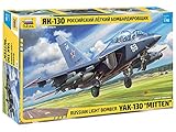 Zvezda 4818 1:48 YAK-130 “Mitten” -Modellbausatz,Plastikbausatz, Bausatz zum Zusammenbauen, detaillierte Nachbildung, unlack