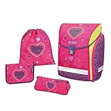 Herlitz Schulranzen Midi Plus Set, 38 cm, Pink H