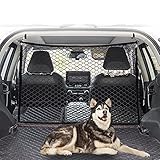 JYOKK Kofferraum Netz Netz Kofferraum Hundegitter Auto Auto Kofferraum Netz Nylon Kunststoff Schwarz für Hunde Auto,SUV Schutzgitter Hundegitter für den sicheren Transport (39.37 in X23.6 in)