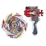 Zimrobin Beyblade Burst Turbo Set, Gyro Burst Kreisel Set,4D Bayblade Spielzeug Geschenk + Launcher Mit Box S