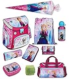 Disney die Eiskönigin Anna & ELSA Schulranzen-Set 10-TLG. Scooli Campus Fit Frozen Magic mit Sporttasche Federmappe Schultüte 85 cm und Reg