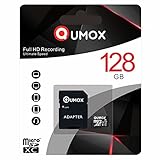 QUMOX 128GB Micro SD SPEICHERKARTEN Class 10 UHS-I 128 GB High Speed Geschwindigkeit 30MB schreiben/s Lesegeschwindigkeit bis zu 80 MB/S