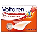 Voltaren Wärmepflaster ohne Arzneimittelwirkstoff für langanhaltende Schmerzlinderung für Rücken, Nacken, Schultern, 4