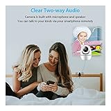 GOUDAN - QIU 1080P Smart Mini Wifi Kamera, Indoor Wireless, Security Home CCTV Überwachungskamera, Auto Tracking Nachtsicht, mit App, Nachtsicht Wasserdicht QIU (Sensor-Größe: 1080P mit 128G)