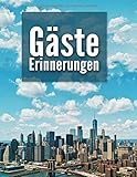 Gäste Erinnerungen: Gästebuch für Anbieter von Ferienhäusern, Ferienwohnungen, Pensionen, Hotels oder Zimmern auf 100 Seiten im Format 8,5 x 11 Zoll (ca. 21,6x 27,94 cm)