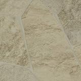 Vinylboden PVC Bodenbelag | Fliesenoptik Steinoptik hell creme weiß | 200, 300 und 400 cm Breite | Meterware | Variante: 4,5 x 4