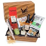 Präsentkorb Spanische Delikatessen - TAPAS I gefüllter Geschenkkorb mit Bier & Spezialitäten aus Spanien I köstliches Geschenk für Männer & F